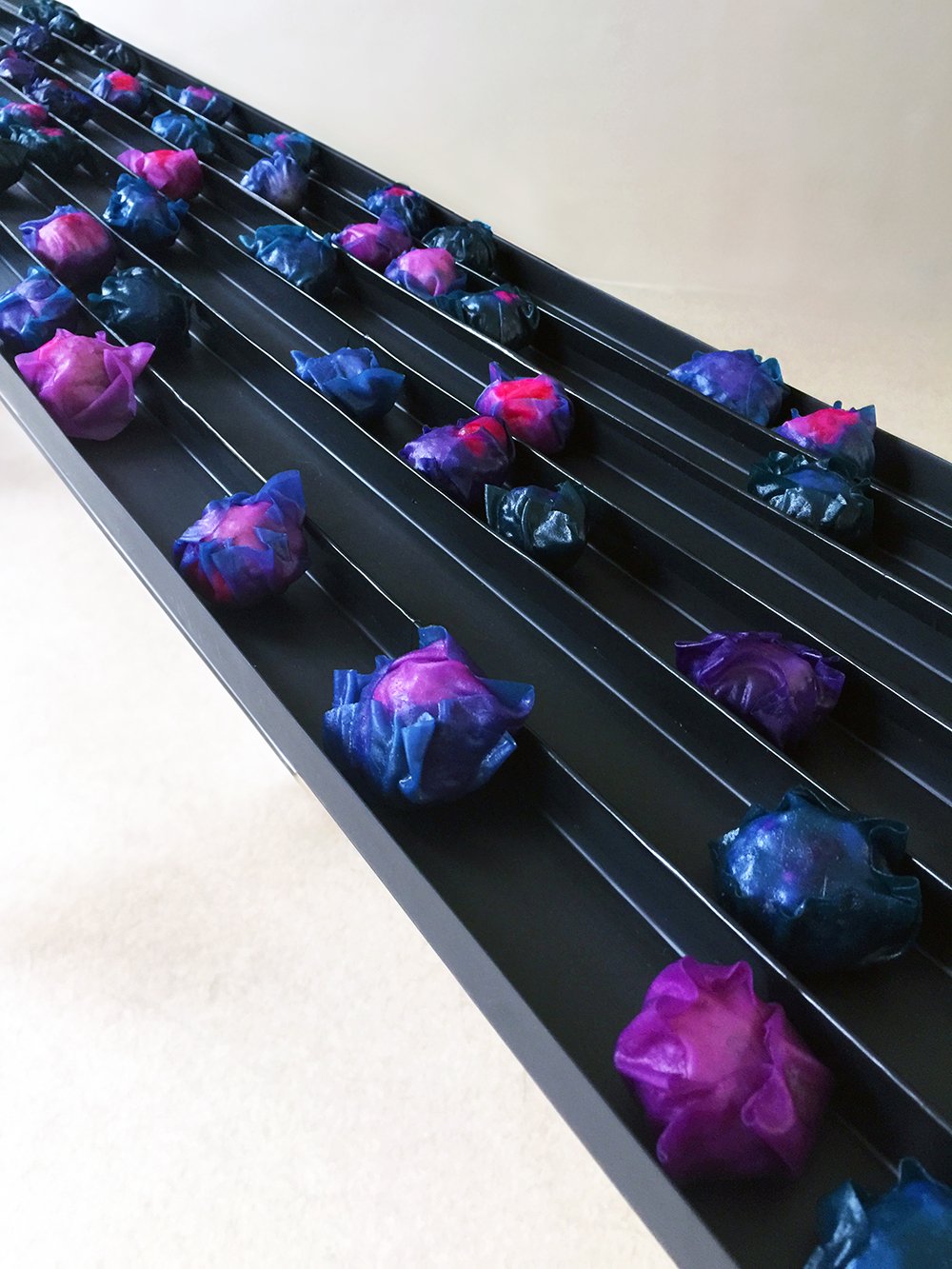 traiteur, graphisme culinaire, changement de couleurs, vernissage, culinaire chromatique