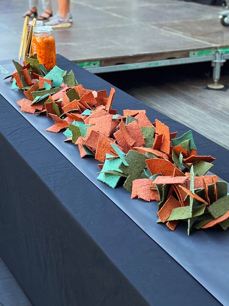 Drêche, Puzzle, RVB, installation culinaire, quartier, social, graphisme culinaire